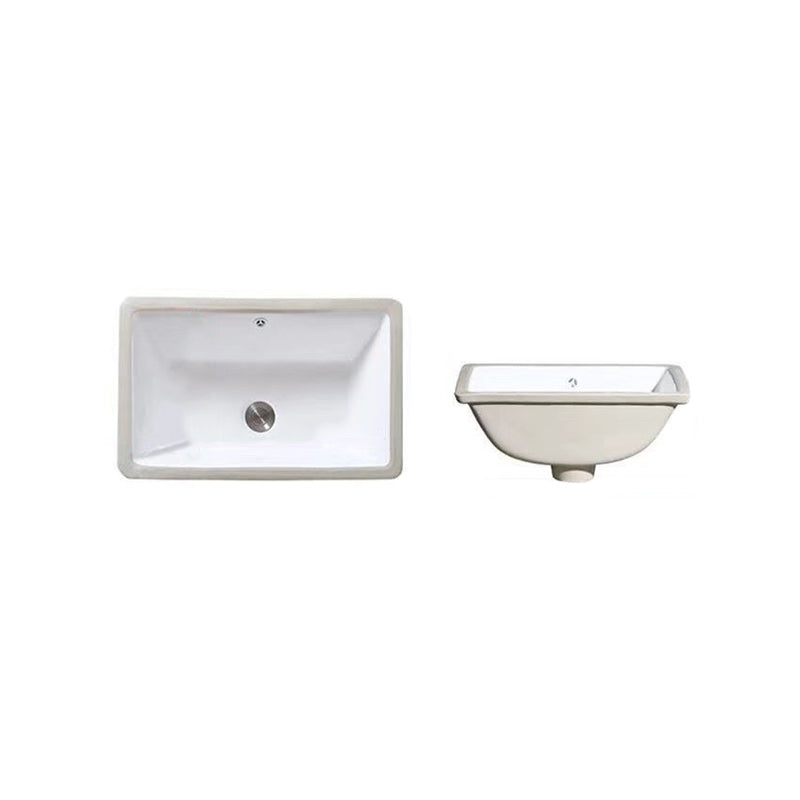 Modern Drop-In Oval Bathroom Sink with Faucet