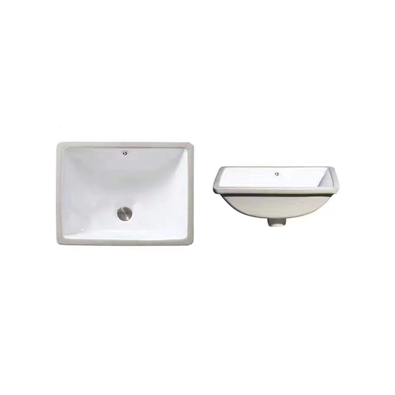 Modern Drop-In Oval Bathroom Sink with Faucet