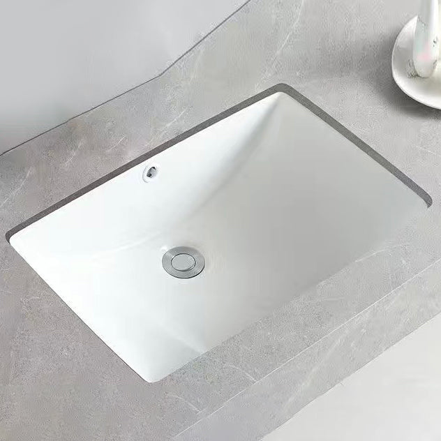 Modern Drop-In Oval Bathroom Sink with Faucet