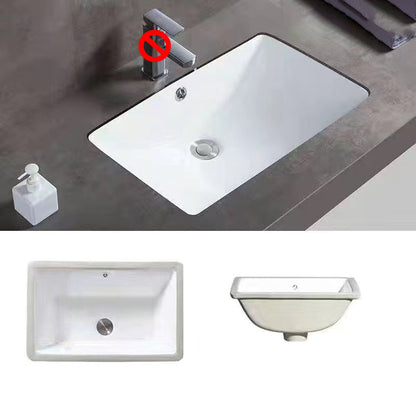 Modern Drop-In Oval Bathroom Sink with Faucet