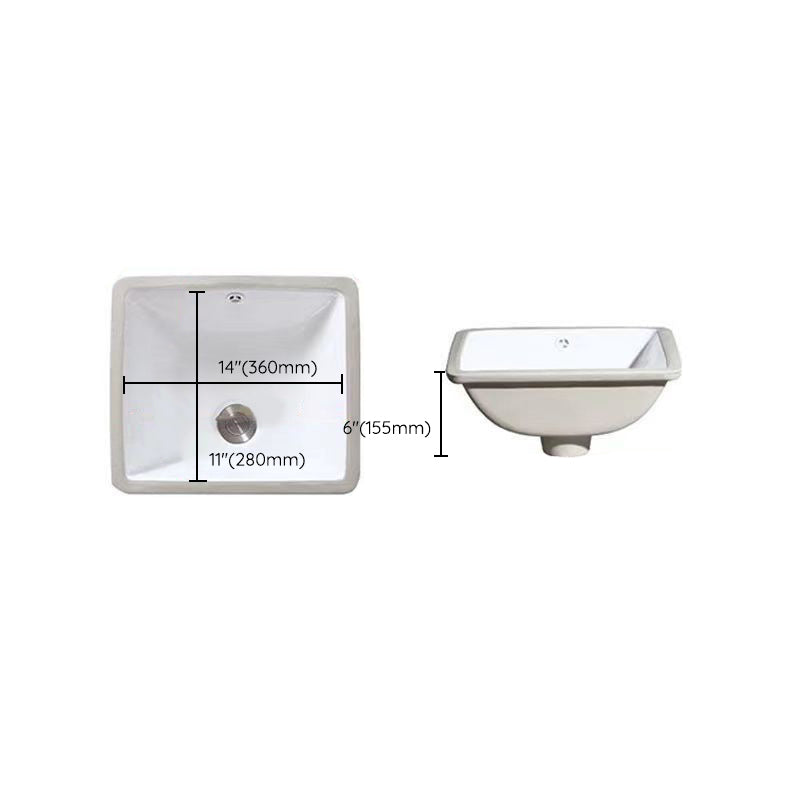 Modern Drop-In Oval Bathroom Sink with Faucet