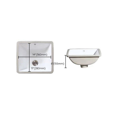 Modern Drop-In Oval Bathroom Sink with Faucet