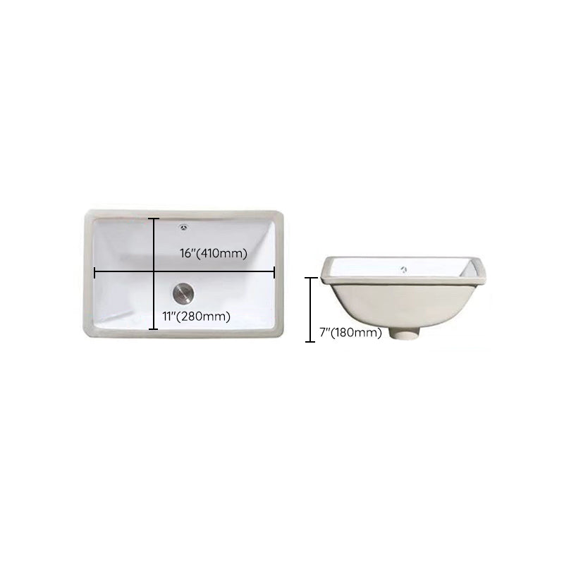 Modern Drop-In Oval Bathroom Sink with Faucet