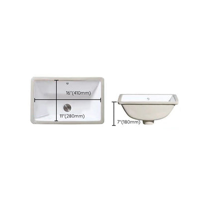 Modern Drop-In Oval Bathroom Sink with Faucet