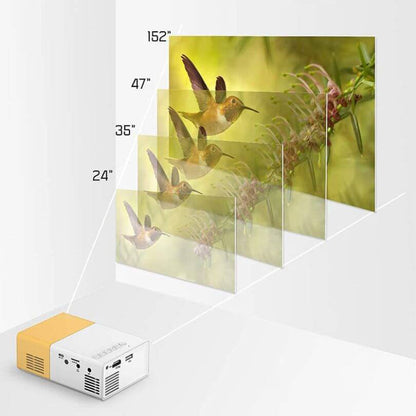 Compact Home Theater Projector Set