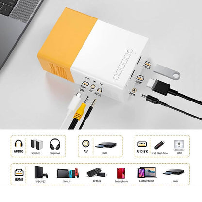 Compact Home Theater Projector Set