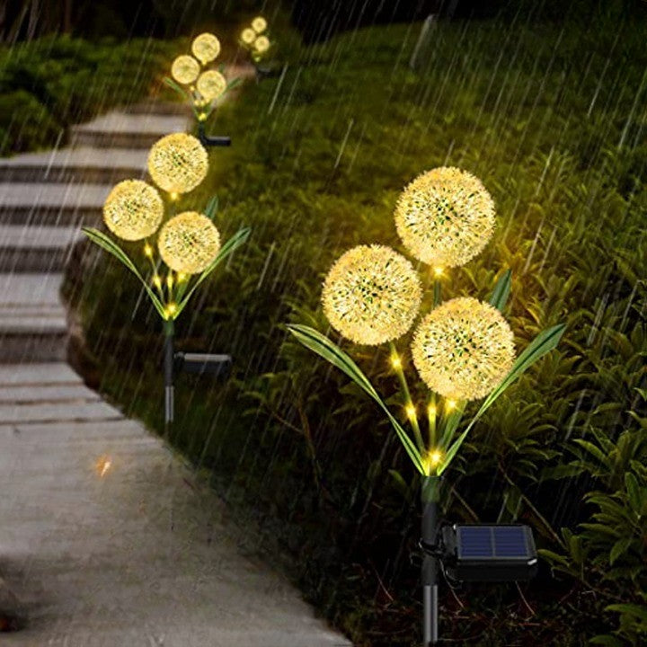 Bright Outdoor Solar Dandelion String Lights - Luxicro