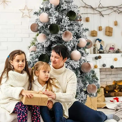 Luxurious Plush Holiday Tree Decorations