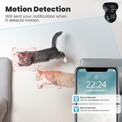 Wi-Fi Smart 360° Surveillance Camera Full View