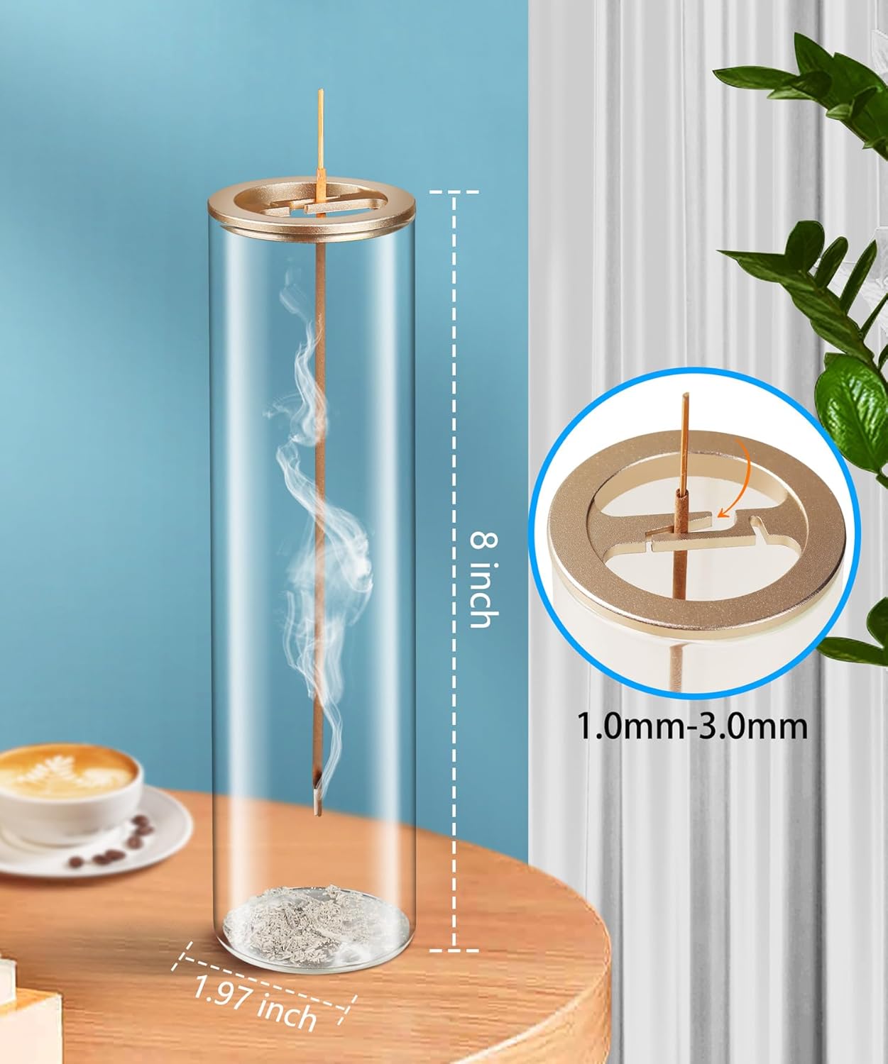 Sleek Ceramic Incense Stick Holder