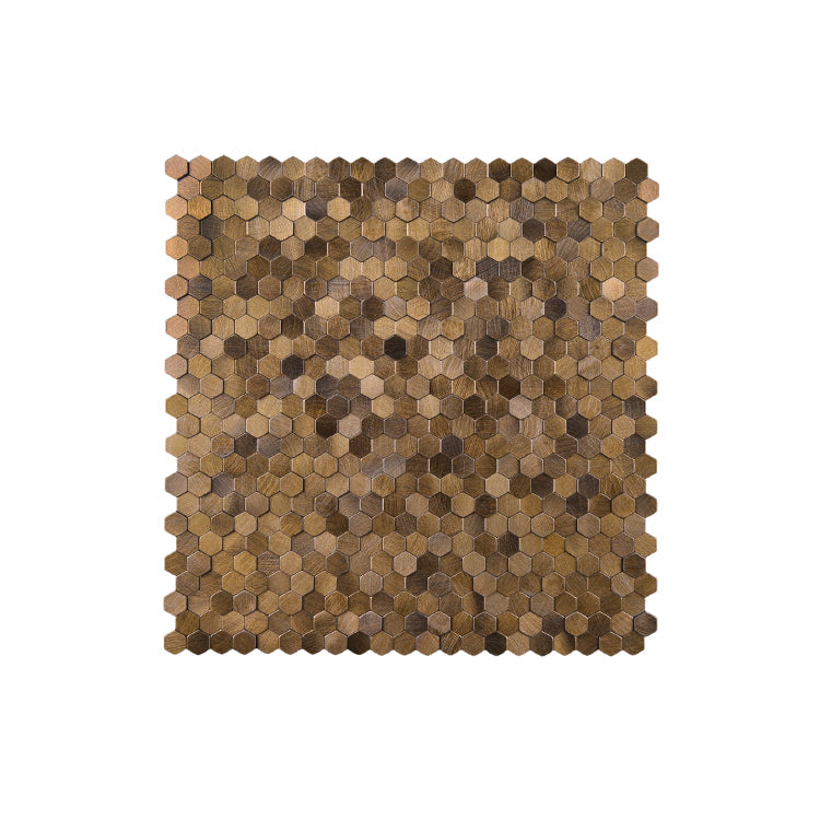 Decorative Hexagon Peel and Stick Mosaic Wall Tiles