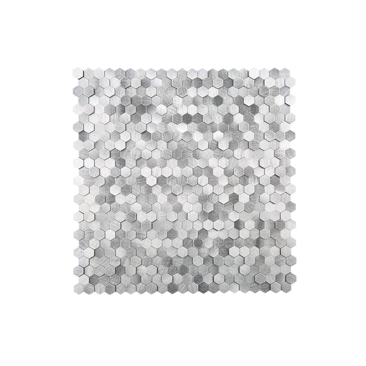 Decorative Hexagon Peel and Stick Mosaic Wall Tiles
