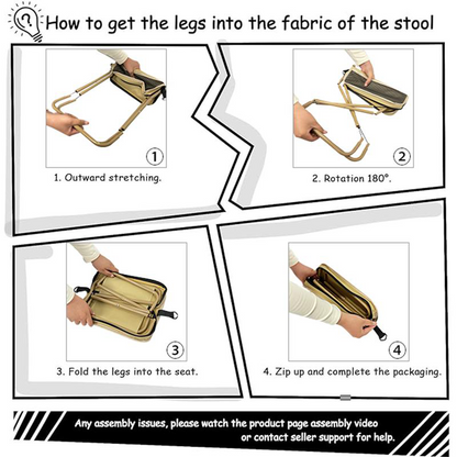 Portable Folding Backpack Chair