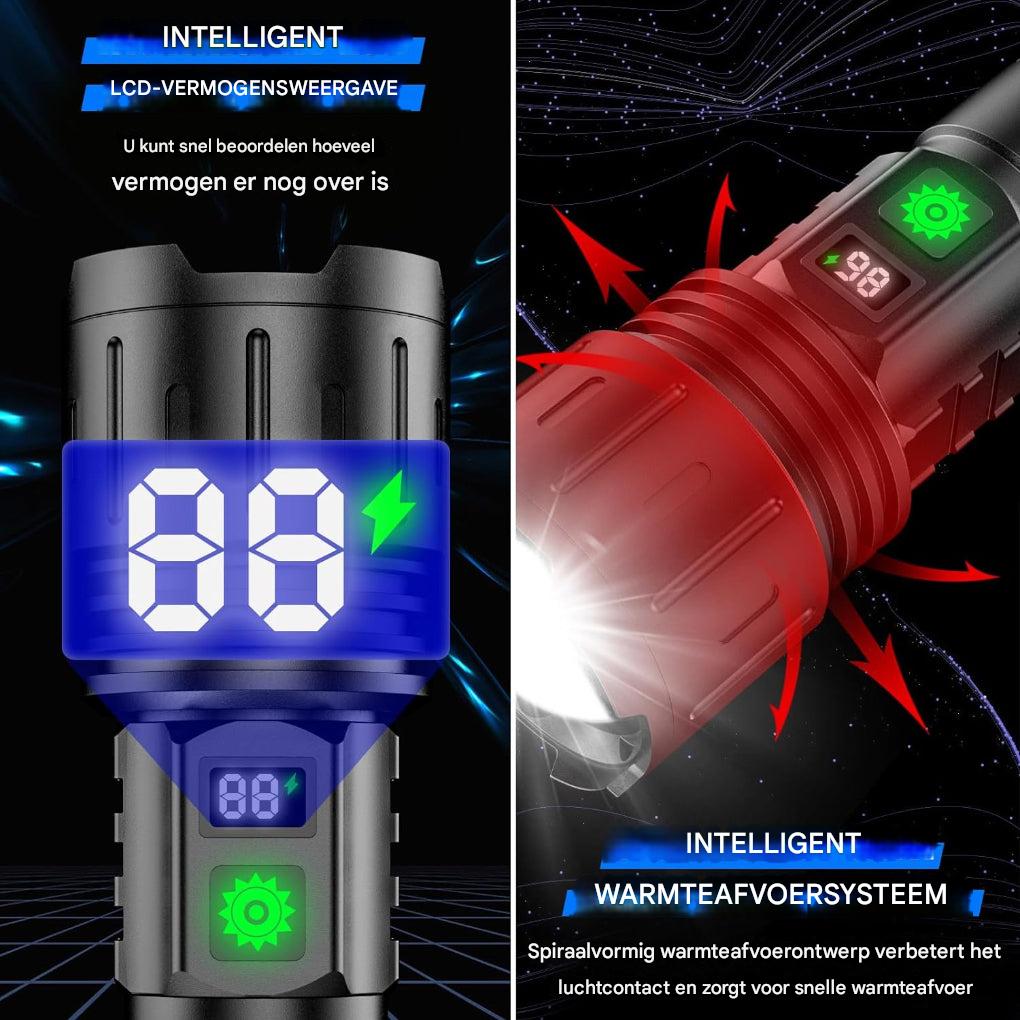 Bright LED Rechargeable Flashlight Torch