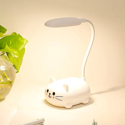 Fun Cat USB Desk Lamp with Bright Reading Light