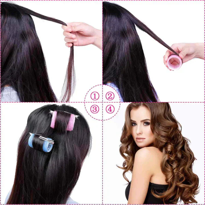 Simple Heatless Curler Set for Loose Waves