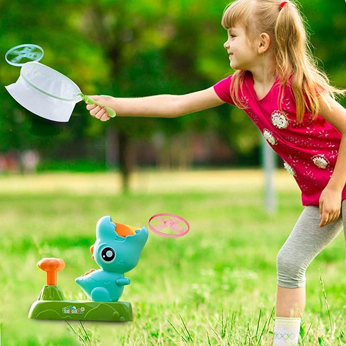 Cool T-Rex Throwing Frisbee Toy