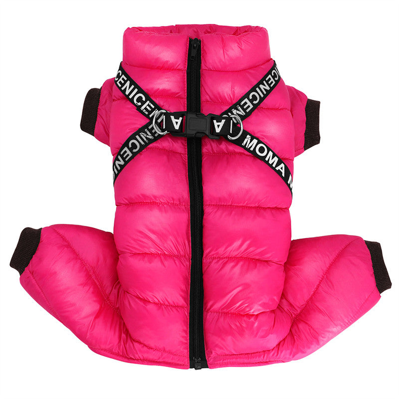 Cozy Fleece Lined Dog Coat for Cold Winter Days