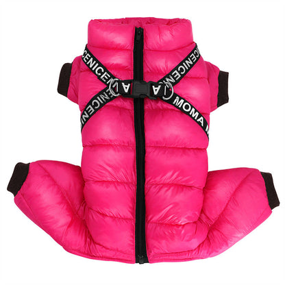 Cozy Fleece Lined Dog Coat for Cold Winter Days