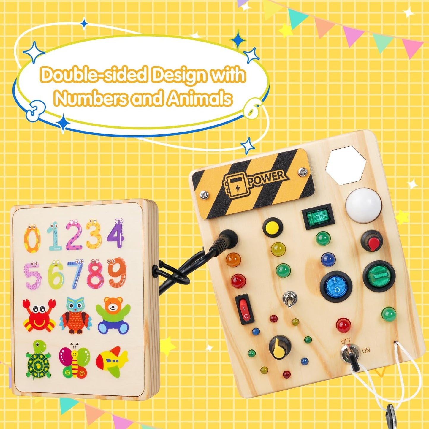 Bright Learning Board with Fun LED Lights