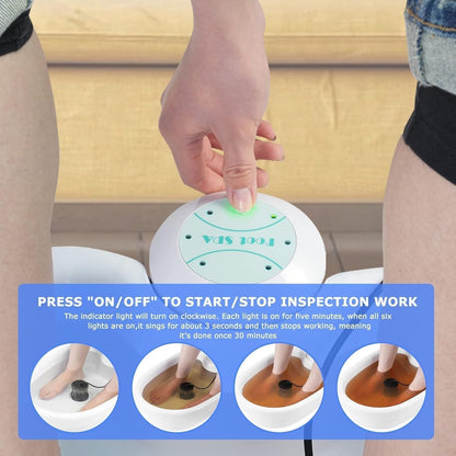 Advanced Ionic Foot Bath for Home Detox Therapy