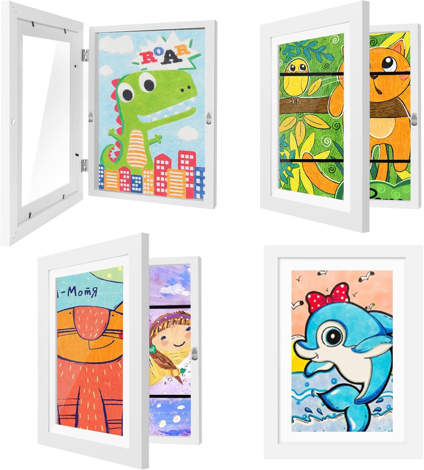 Fun Children's Refrigerator Photo Frame