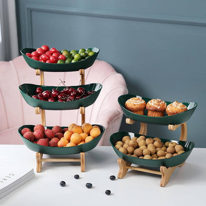 Compact Fresh Fruit Holder for Kitchen Counter - Luxicro