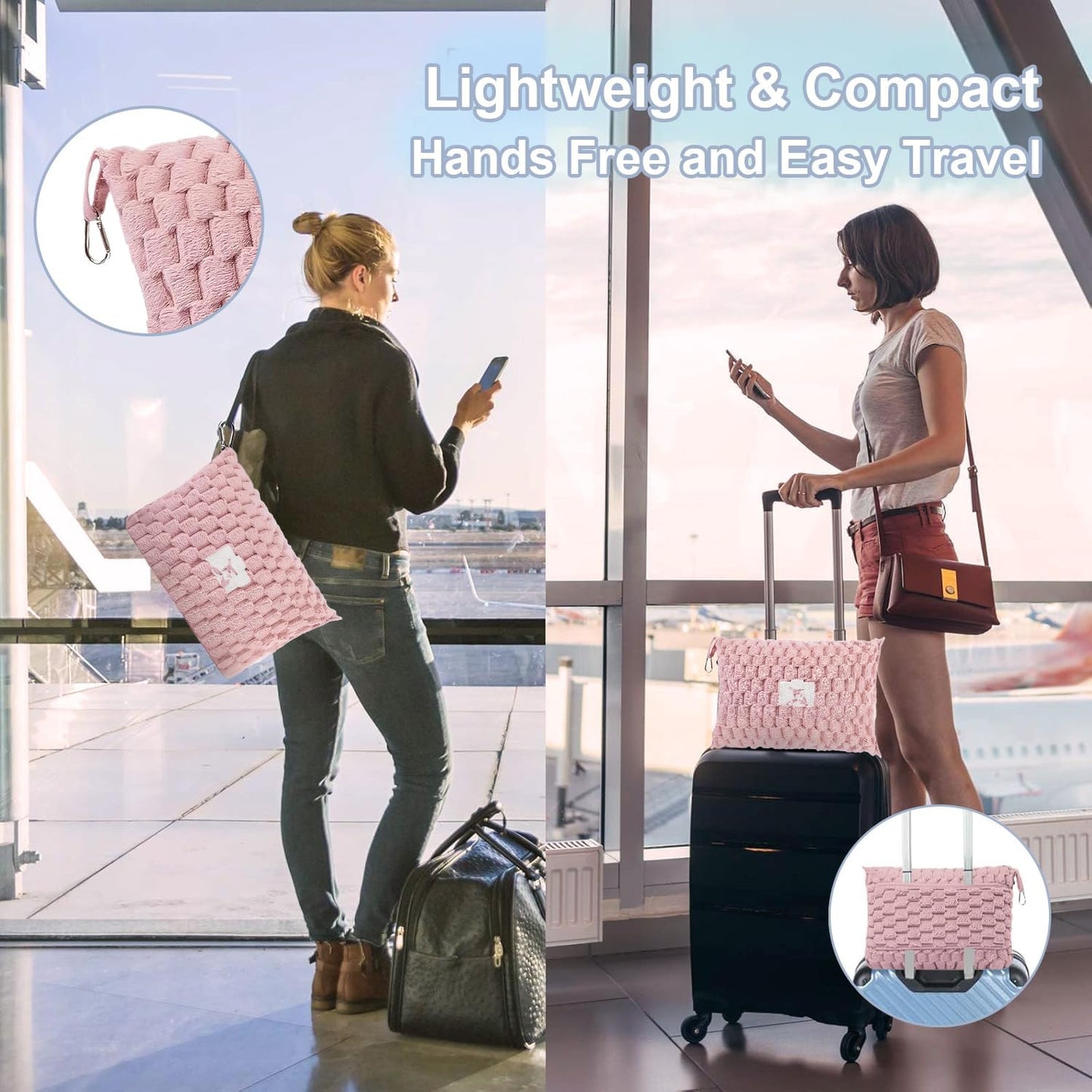 Cozy Portable Travel Blanket Set