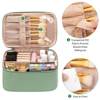 Compact Travel Cosmetics Organizer Box