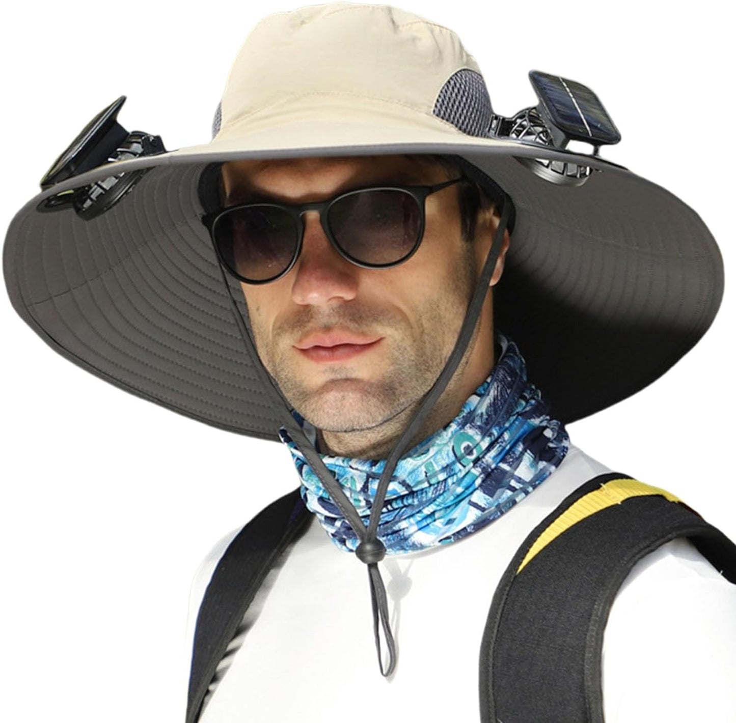 Breathable Outdoor Sun Hat with Cooling Fan