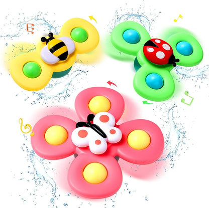 Colorful Spinning Bath Time Toy For Kids