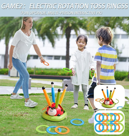 Exciting Multi-Game Ring Toss Set