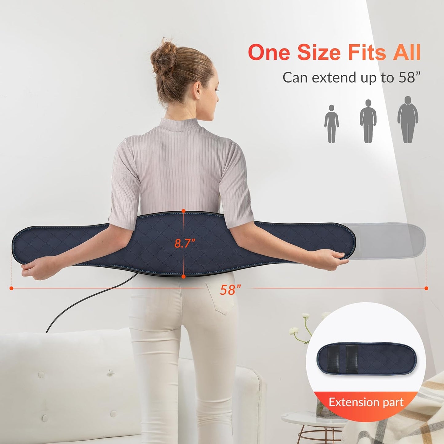Warm Heating Pad For Back Pain Relief