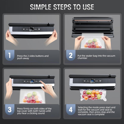 Automatic Food Vacuum Sealer with Cutter