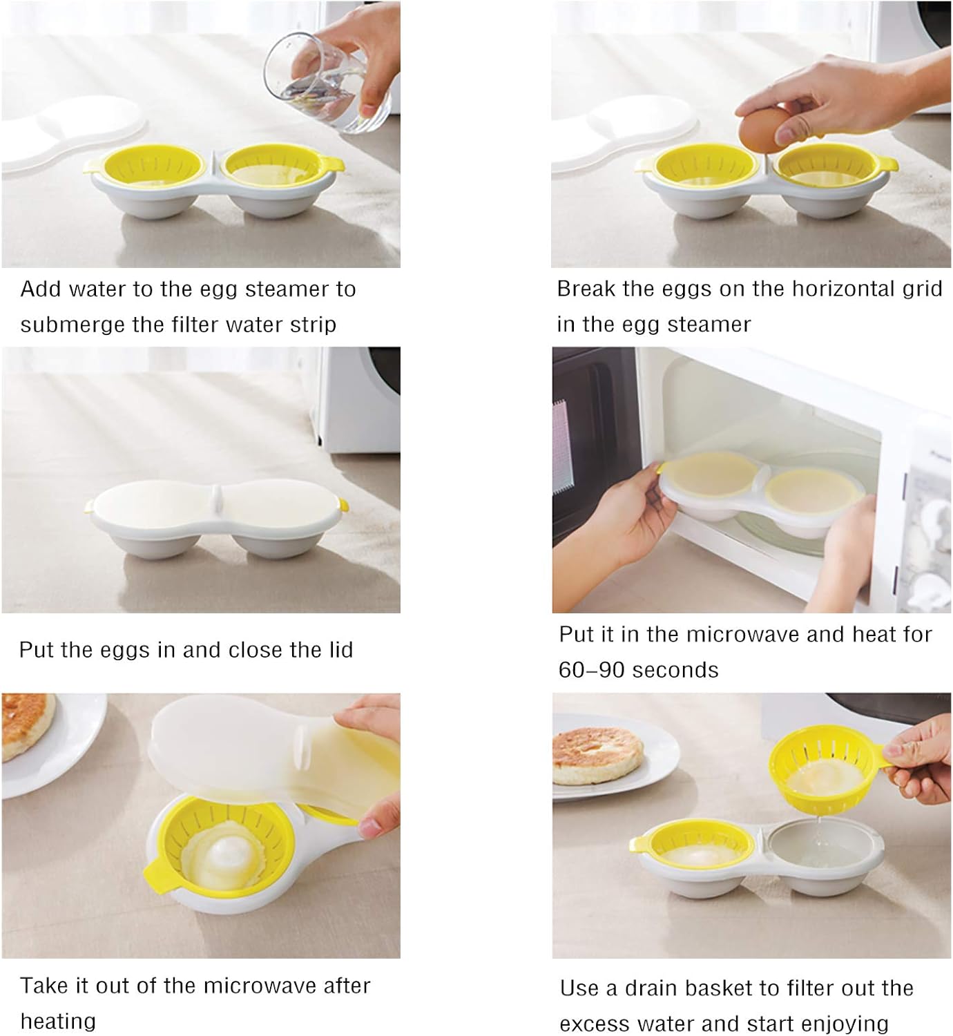 Portable Food Storage Container Eggora