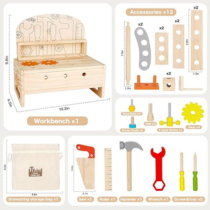 Colorful Educational Wood Toy