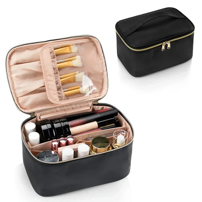 Compact Travel Cosmetics Organizer Box