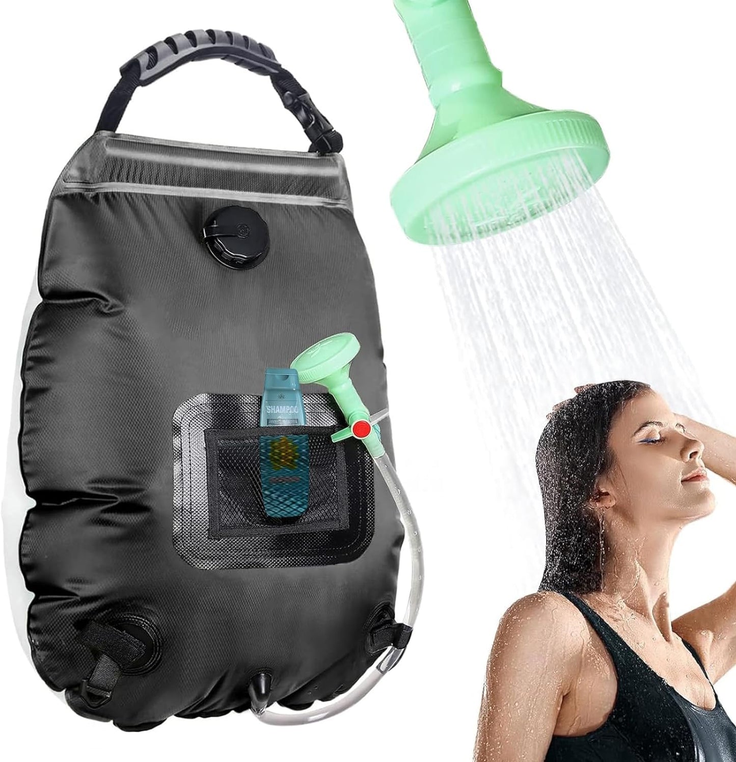 Compact Solar Powered Shower Kit - Luxicro