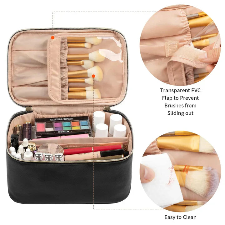Compact Travel Cosmetics Organizer Box