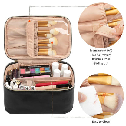 Compact Travel Cosmetics Organizer Box