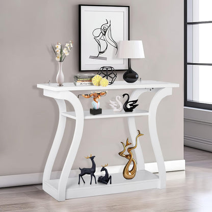 Sleek Entryway Hall Table for Living Room Decor - Luxicro