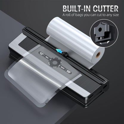 Automatic Food Vacuum Sealer with Cutter