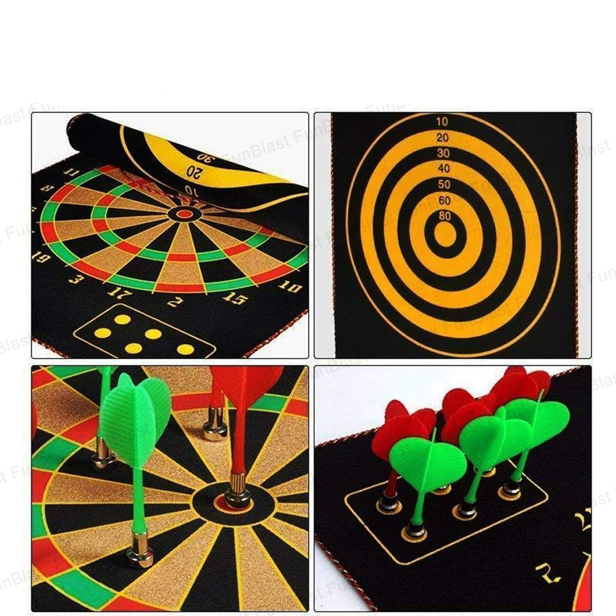 Kid Friendly Magnetic Dart Board Set