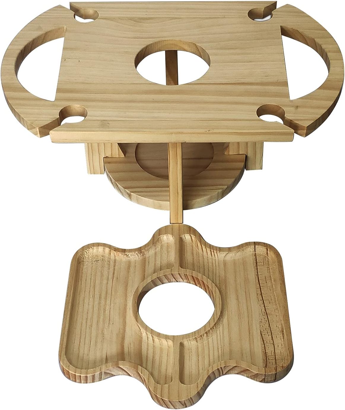 Compact 2-in-1 Wine and Fruit Stand