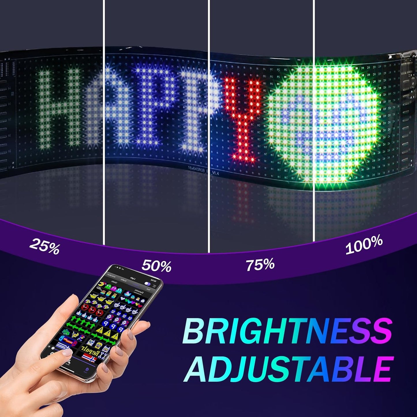 Personalized Bright LED Auto Sign Display