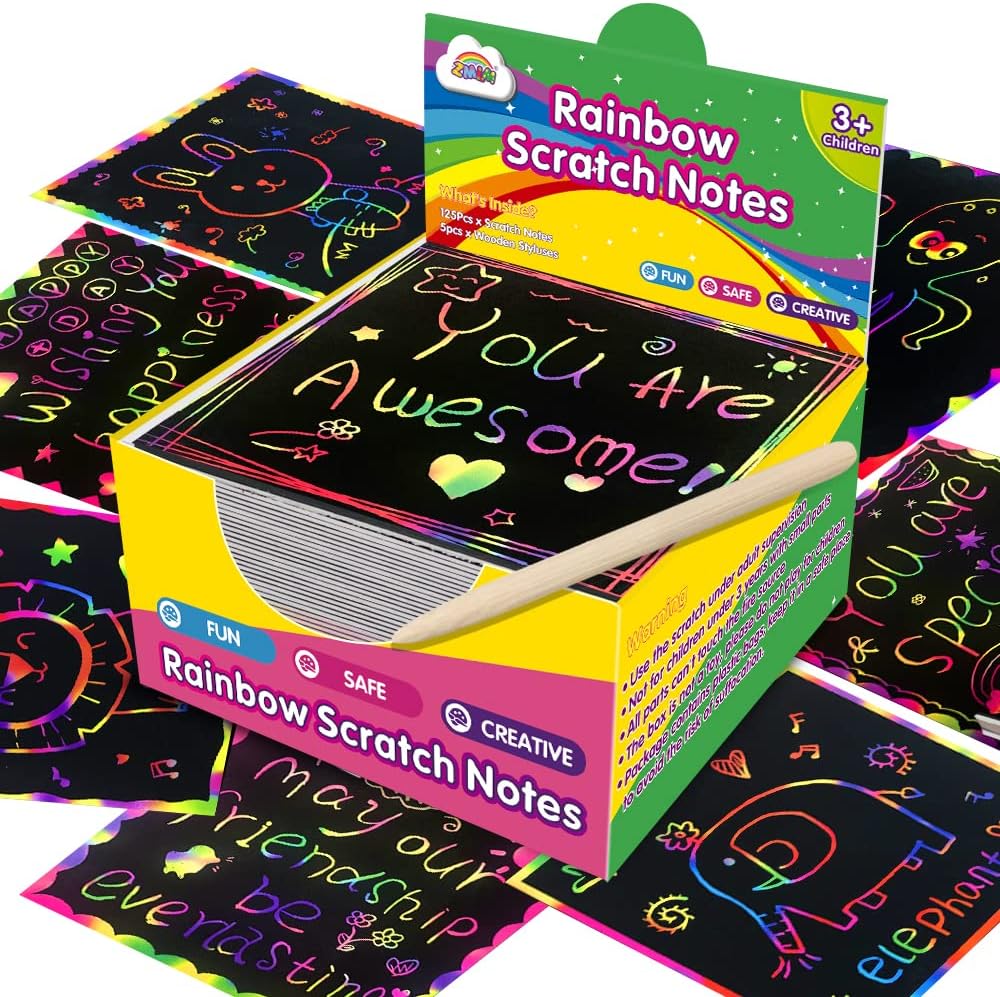 Fun Mini Scratch Pad Notebook - Luxicro