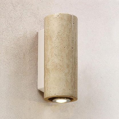 Simple White Wall Sconce Light - Round Square Design