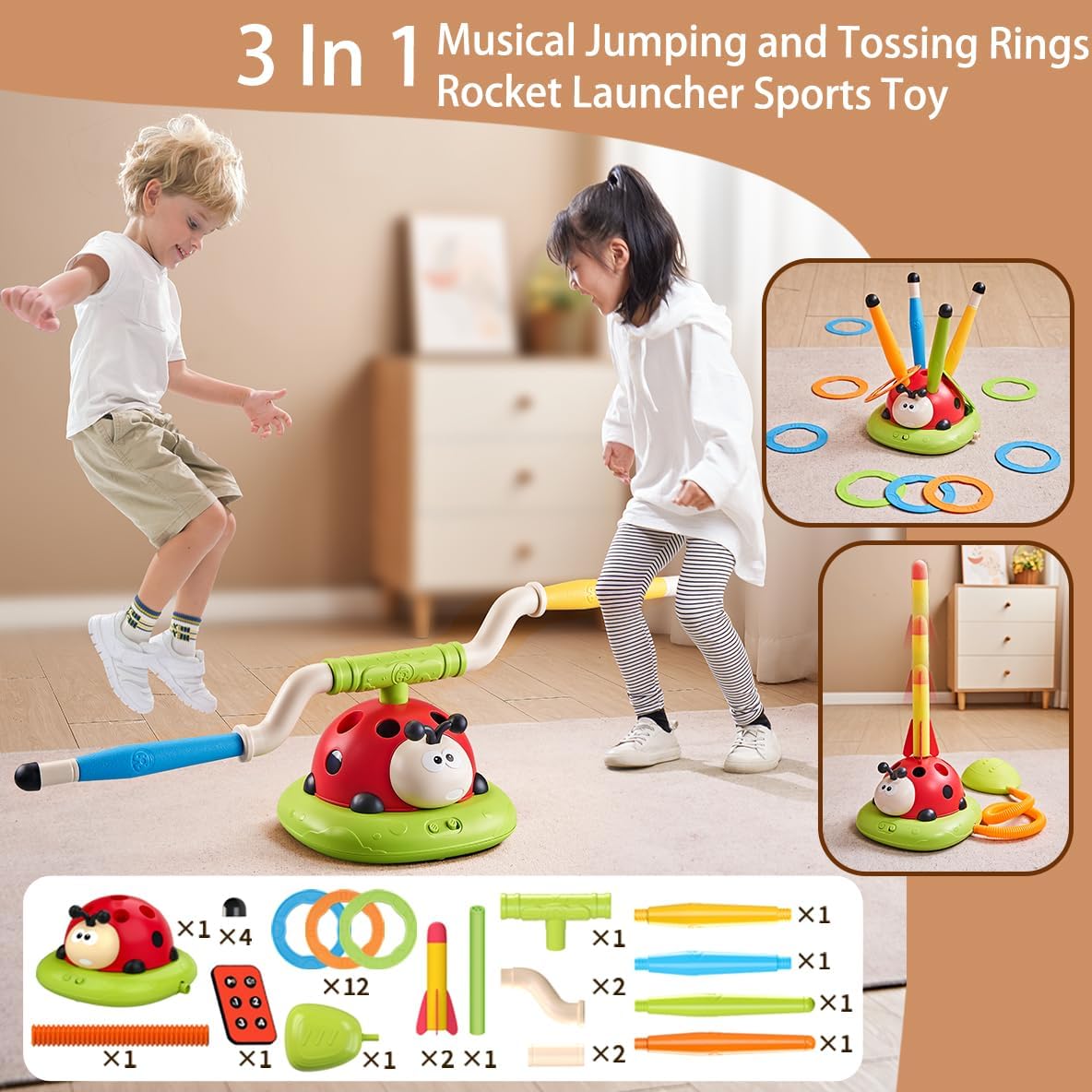 Exciting Multi-Game Ring Toss Set