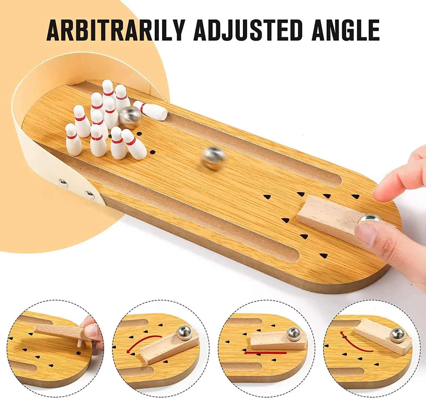 Compact Home Bowling Game Set