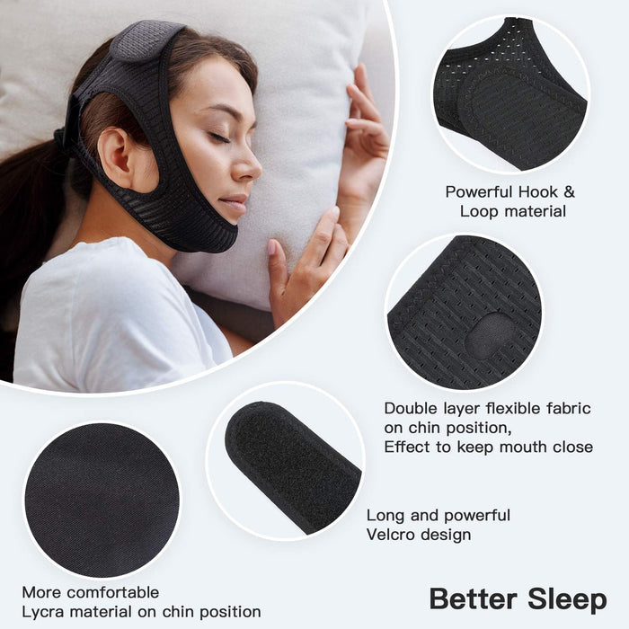 Comfortable Anti Snore Chin Strap